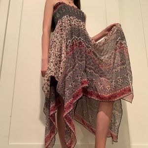 EARTHBOUND - Flowy Strapless Dress